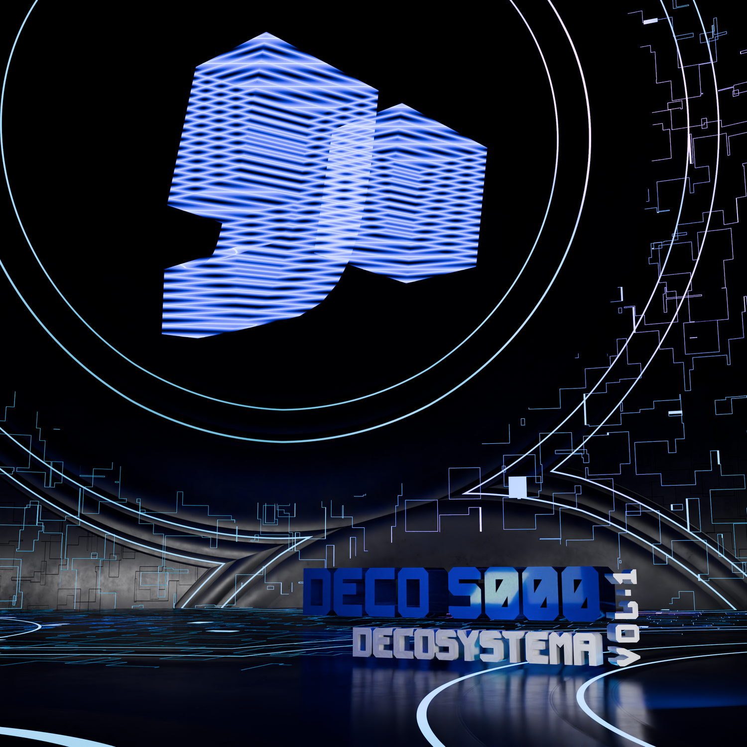 Official album cover for COMMA.005: DECO 5000 - Decosystema Vol. 1